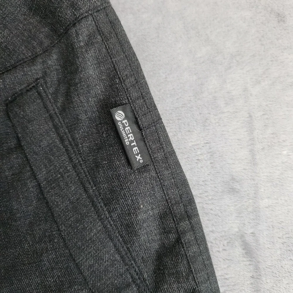 The North Face Men's Pertex Unlimited WindWall Wool Blend Pants Black Heather 30